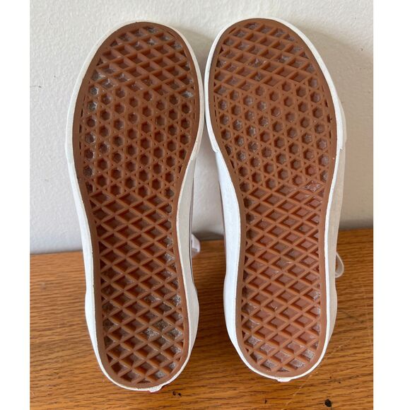 Vans Old Skool Shoes Junior Size 6 Sneakers Mauve Pink Leather Canvas - Picture 2 of 8